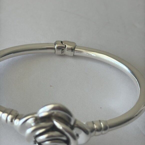 925 Sterling Silver 3D Rose Electroform Cuff / Bangle Bracelet - Picture 7 of 10